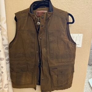 Outback oiled leather vest